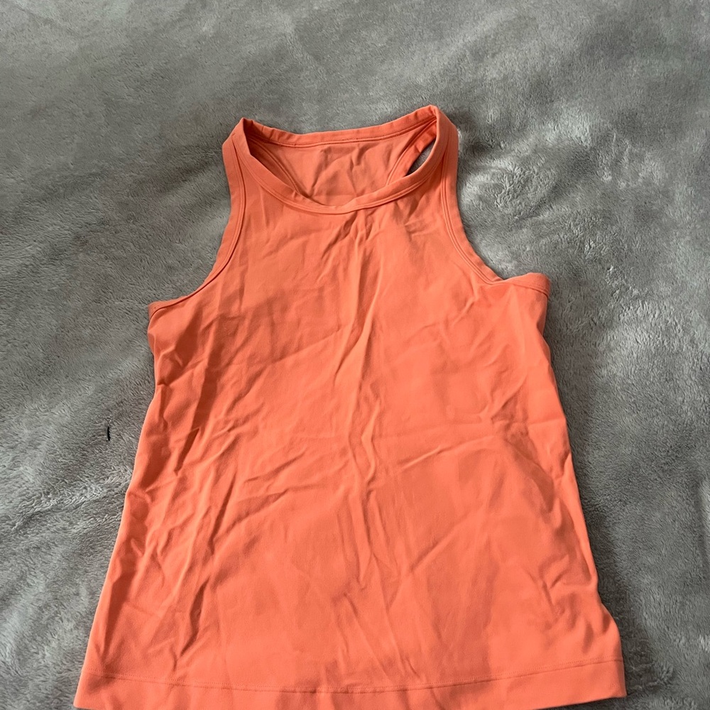 Sleeveless Coral Top